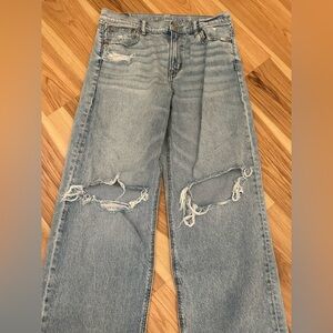 American Eagle Outfitters Women's Denim Straight Leg Jeans